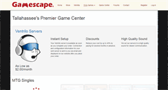 Desktop Screenshot of gamescape.com